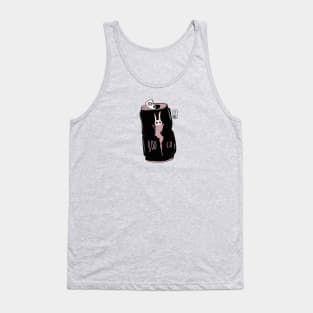 Creepy cute BOO soda can Cemetery Tank Top